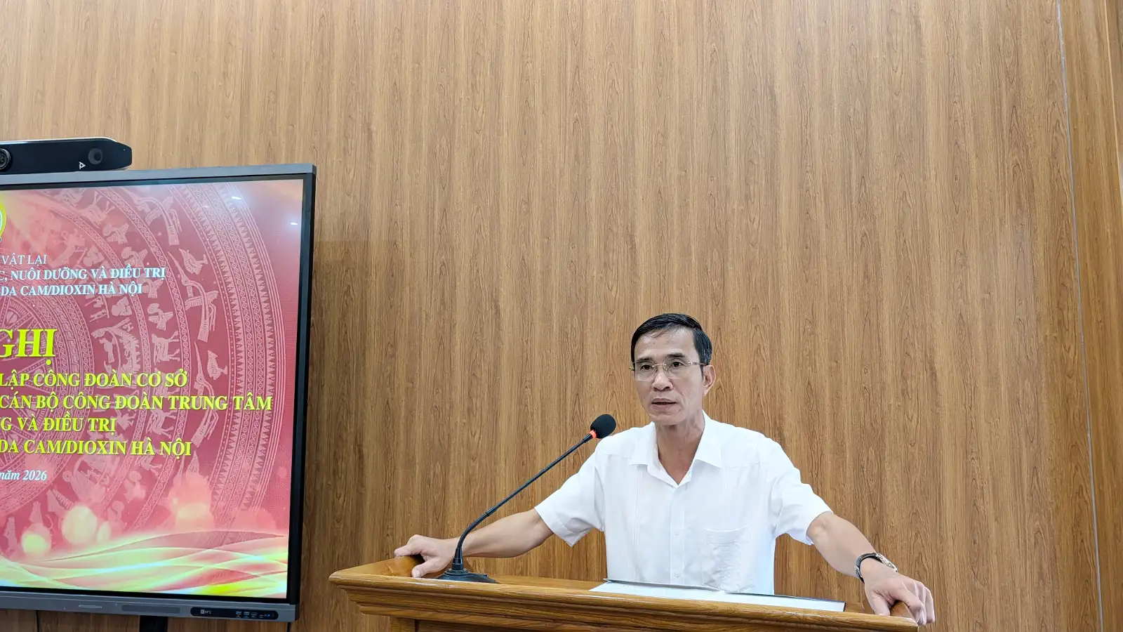 THÀNH LẬP CÔNG ĐOÀN CƠ SỞ TRUNG TÂM CHĂM SÓC NUÔI DƯỠNG VÀ ĐIỀU TRỊ NẠN NHÂN BỊ NHIỄM CHẤT ĐỘC DA CAM/DIOXIN HÀ NỘI: ĐIỂM TỰA VỮNG CHẮC CHO 87 VIÊN CHỨC, NGƯỜI LAO ĐỘNG