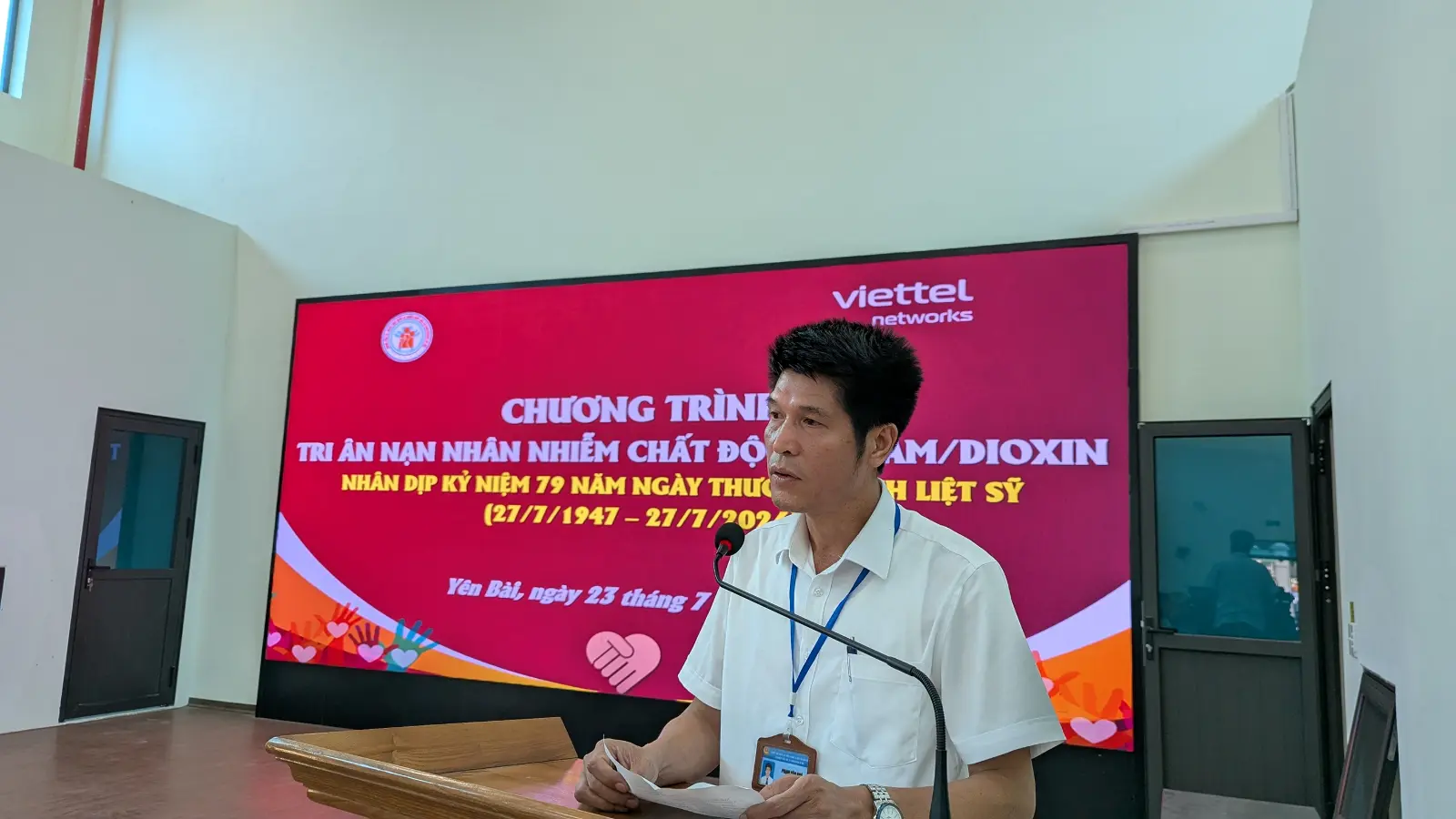 TỔNG CÔNG TY MẠNG LƯỚI VIETTEL THĂM VÀ TRAO TẶNG 95 TRIỆU ĐỒNG CHO CÁC NẠN NHÂN BỊ NHIỄM CHẤT ĐỘC DA CAM TẠI TRUNG TÂM NHÂN DỊP NGÀY THƯƠNG BINH LIỆT SỸ 27/7/2026