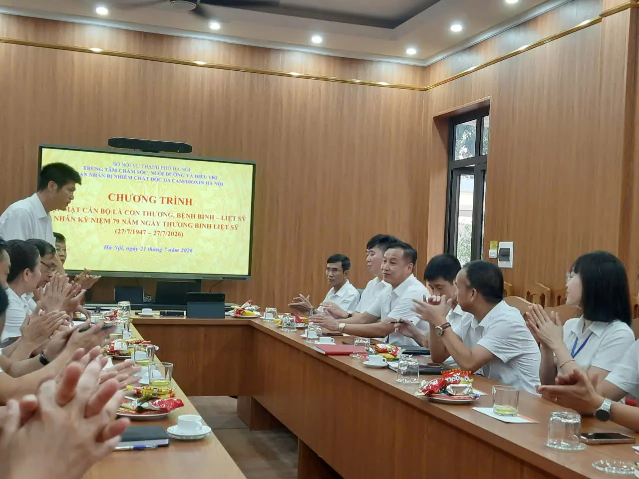 TRUNG TÂM CHĂM SÓC, NUÔI DƯỠNG VÀ ĐIỀU TRỊ NẠN NHÂN DA CAM/DIOXIN HÀ NỘI: TỔ CHỨC CHUỖI HOẠT ĐỘNG TRI ÂN THIẾT THỰC KỶ NIỆM 79 NĂM NGÀY THƯƠNG BINH – LIỆT SĨ